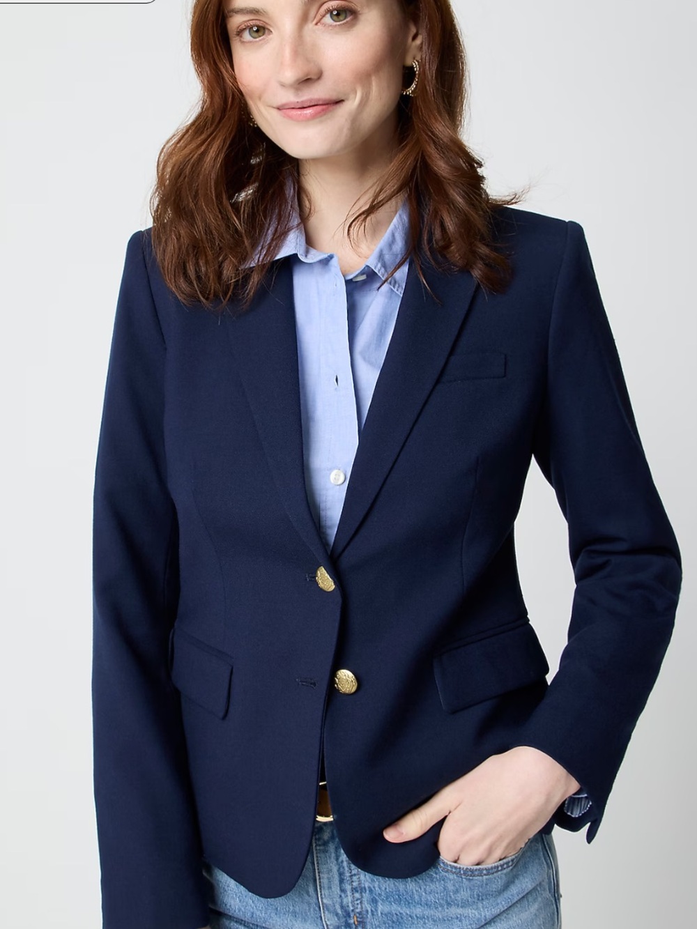 J. Crew blue schoolboy preppy blazer New 12